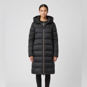 SAVE THE DUCK WOMEN'S ANIMAL FREE PUFFER JACKET MOD. LYDIA IN BLACK Size S